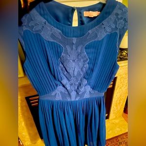 Ted Baker beautiful blue dress - size 1 - worn once.